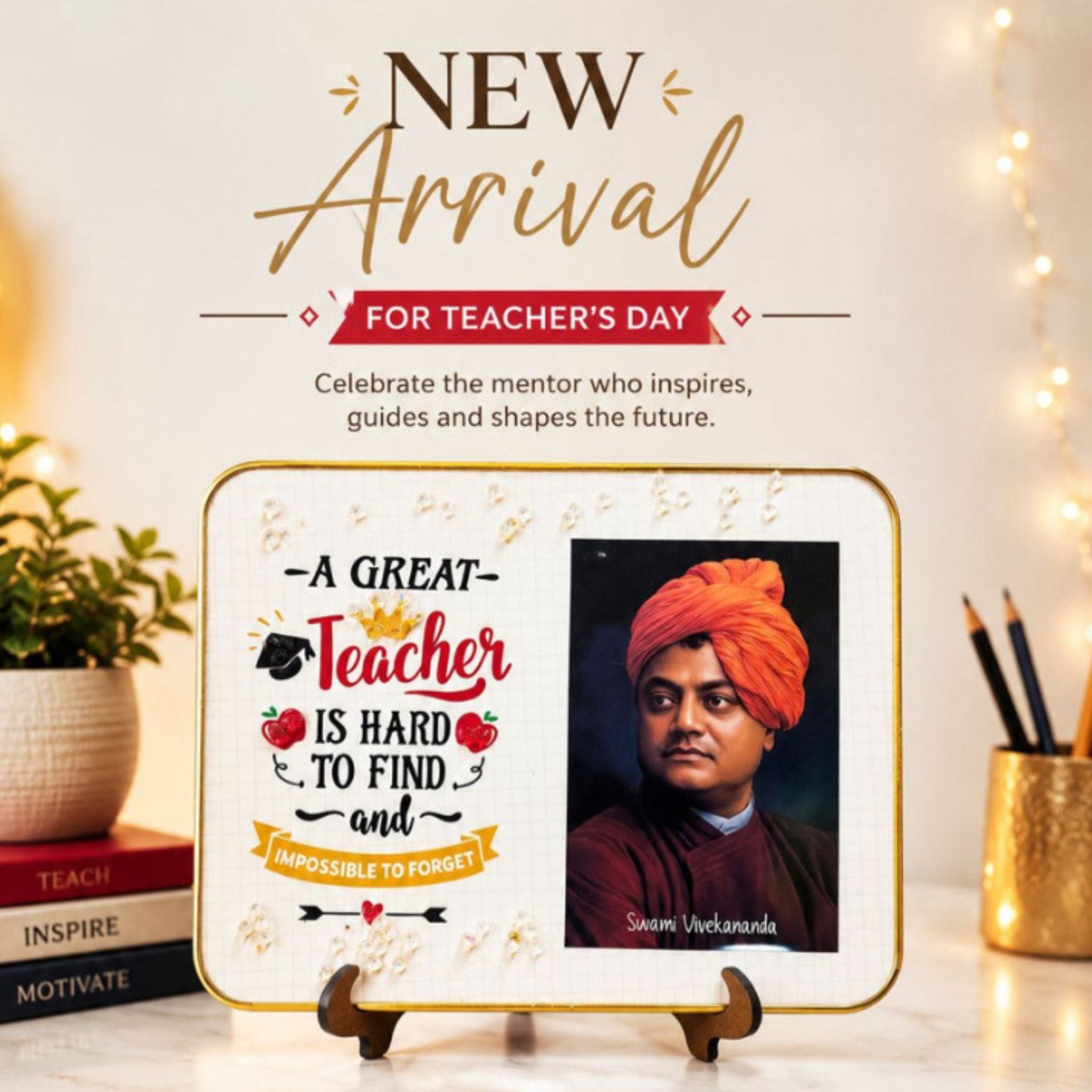 Teachers’ Day Premium Crystal Plaque